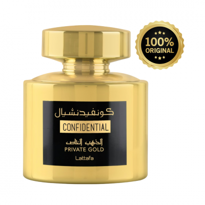 CONFIDENTIAL PRIVATE GOLD LATTAFA PERFUMES 100ML