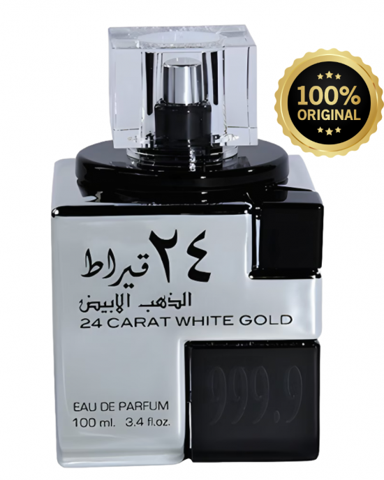 24 CARAT WHITE GOLD 100ML LATAFFA PERFUMES UNISEX