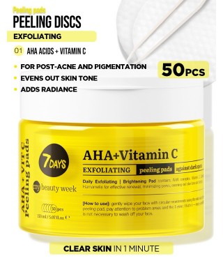 7DAYS EXFOLIATING PEELING PADS AHA+VITAMIN C