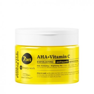 7DAYS EXFOLIATING PEELING PADS AHA+VITAMIN C 7DAYS EXFOLIATING PEELING PADS AHA+VITAMIN C