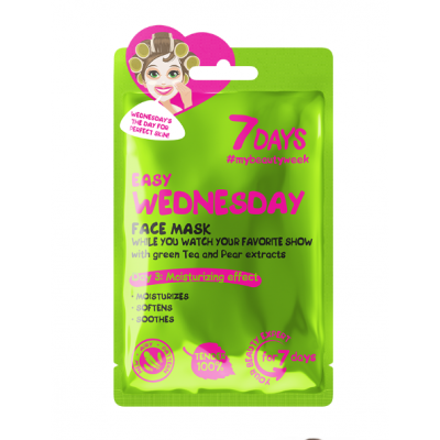 7DAYS EASY WEDNESDAY FACE SHEET MASK 28g 7DAYS EASY WEDNESDAY FACE SHEET MASK 28g