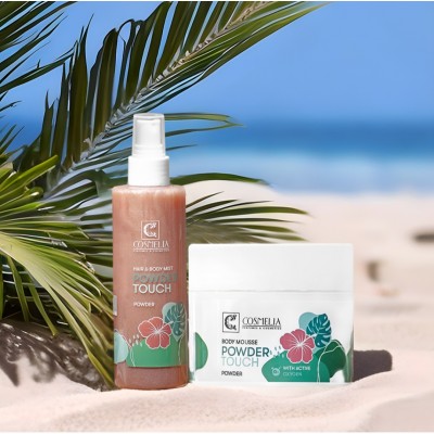 SET HAIR & BODY MIST POWDER TOUCH 250ML & BODY POWDER MOUSSE TOUCH 200ML SET HAIR & BODY MIST POWDER TOUCH 250ML & BODY POWDER MOUSSE TOUCH 200ML