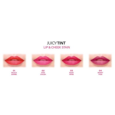 GOLDEN ROSE JUICY TINT LIP & CHEEK STAIN 04 GOLDEN ROSE JUICY TINT LIP & CHEEK STAIN 04