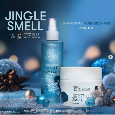 SET HAIR & BODY MIST JINGLE SMELL POWDER 250ML AND BODY MOUSSE 200ML SET HAIR & BODY MIST JINGLE SMELL POWDER 250ML AND BODY MOUSSE 200ML